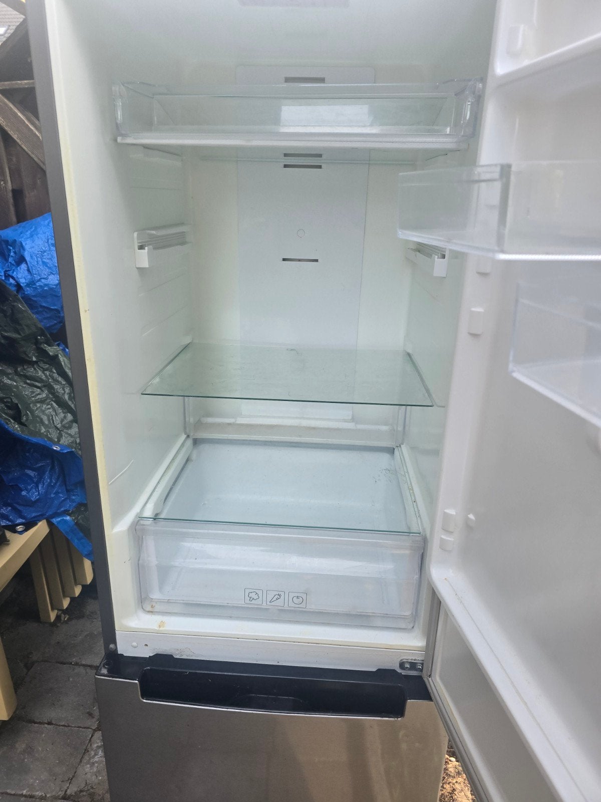Samsung Koelkast met Vriezer - Ideaal voor Camping/Garage, Gebruikt, 200 liter of meer, 60 cm of meer, Met aparte vriezer