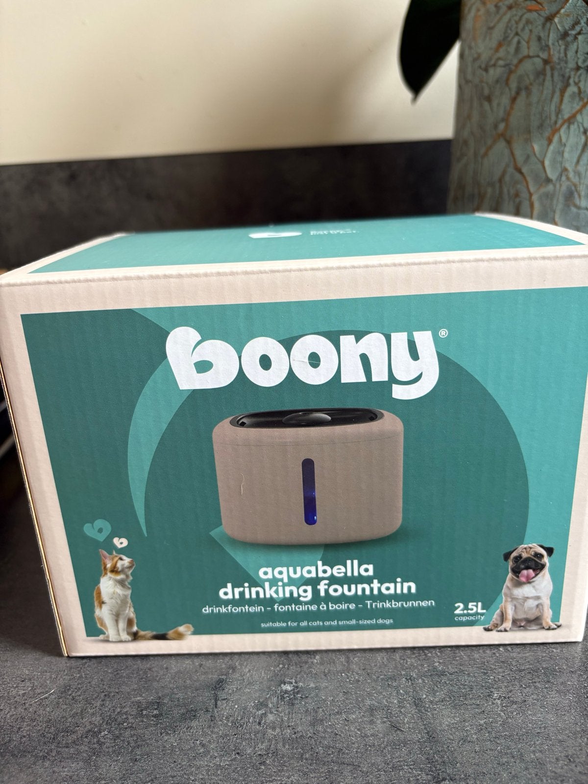 Boony Waterfonteintje voor kat of hond, Dieren en Toebehoren, Ophalen, Zo goed als nieuw