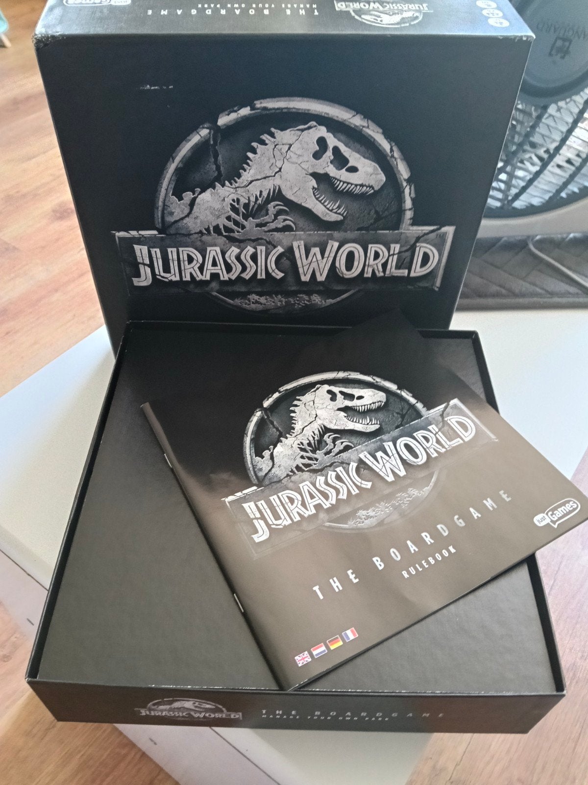 Jurassic World bordspel, Hobby en Vrije tijd, Gezelschapsspellen | Bordspellen, Ophalen, Zo goed als nieuw