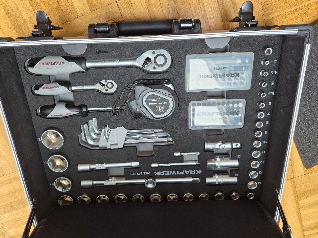 kraftwerk b147 gereedschapkoffer nieuw, Ophalen of Verzenden, Gevuld, Nieuw