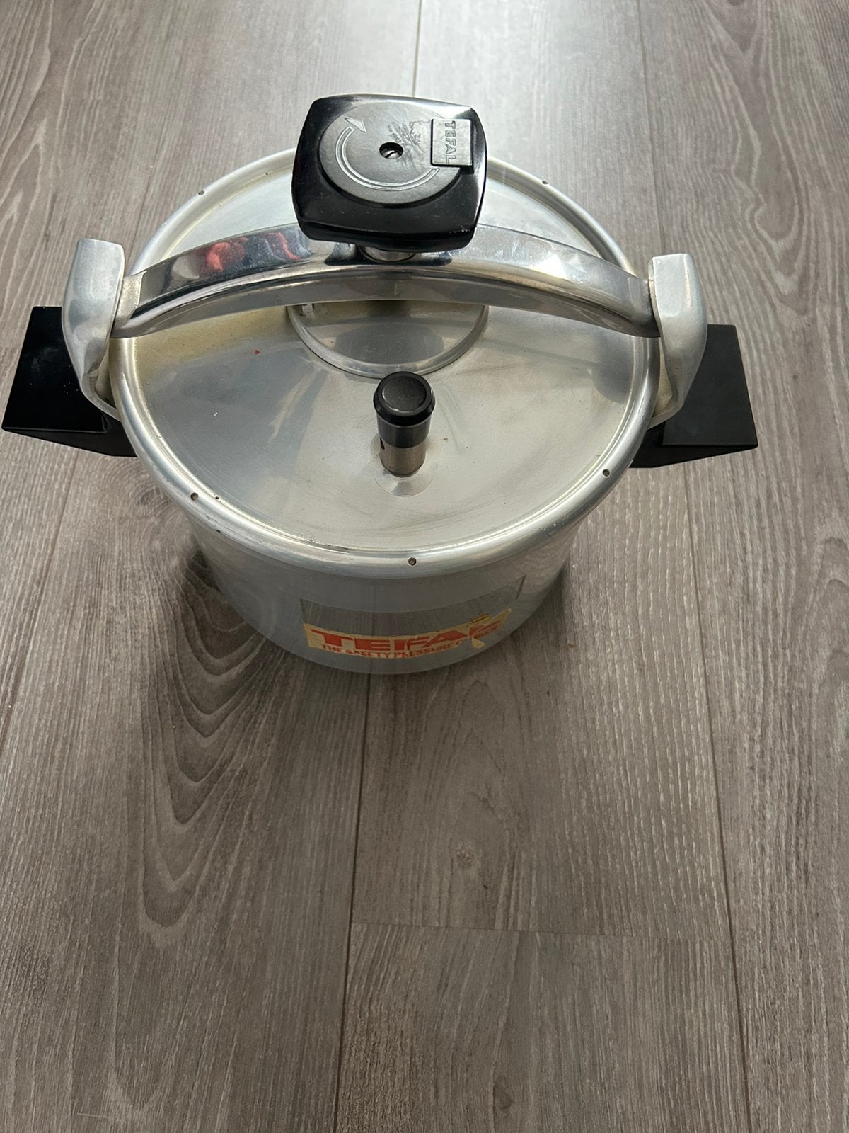 Tefal snelkookpan / hogedrukpan 24 cm, Ophalen of Verzenden, Zo goed als nieuw, Rvs