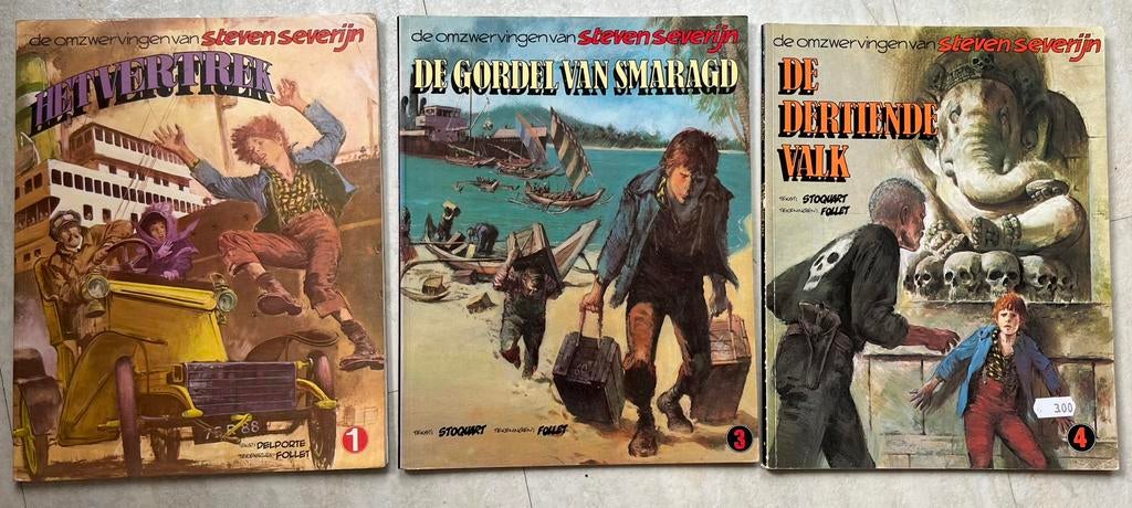 Steven Severijn 3 delen, Meerdere stripboeken, Ophalen of Verzenden, Gelezen