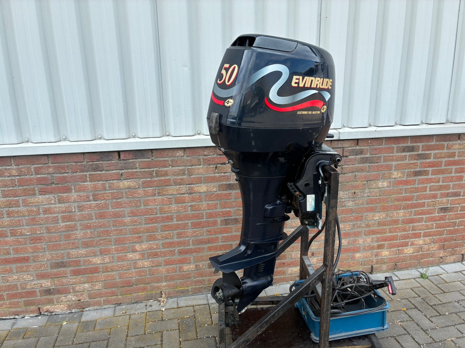 Suzuki / Evinrude 50 pk 4 takt EFi, Powertrim, vaarklaar  !, Gebruikt, Viertaktmotor, Ophalen of Verzenden, Vs