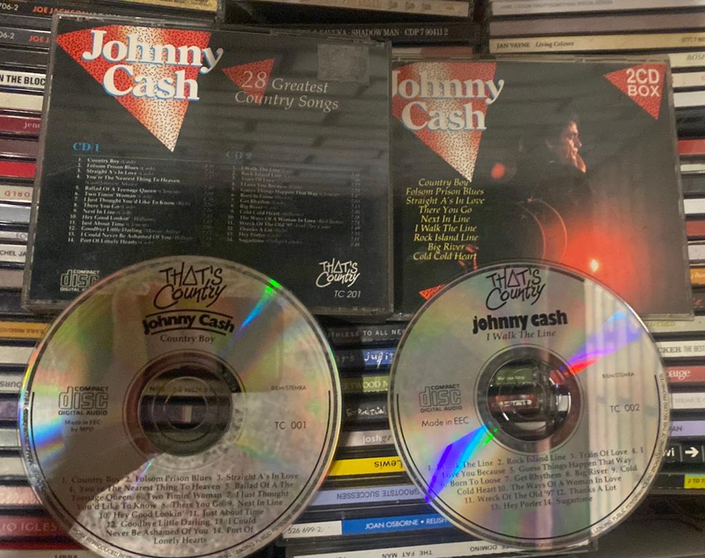 Johnny Cash 2 cd 28 great country songs, Ophalen of Verzenden, Zo goed als nieuw