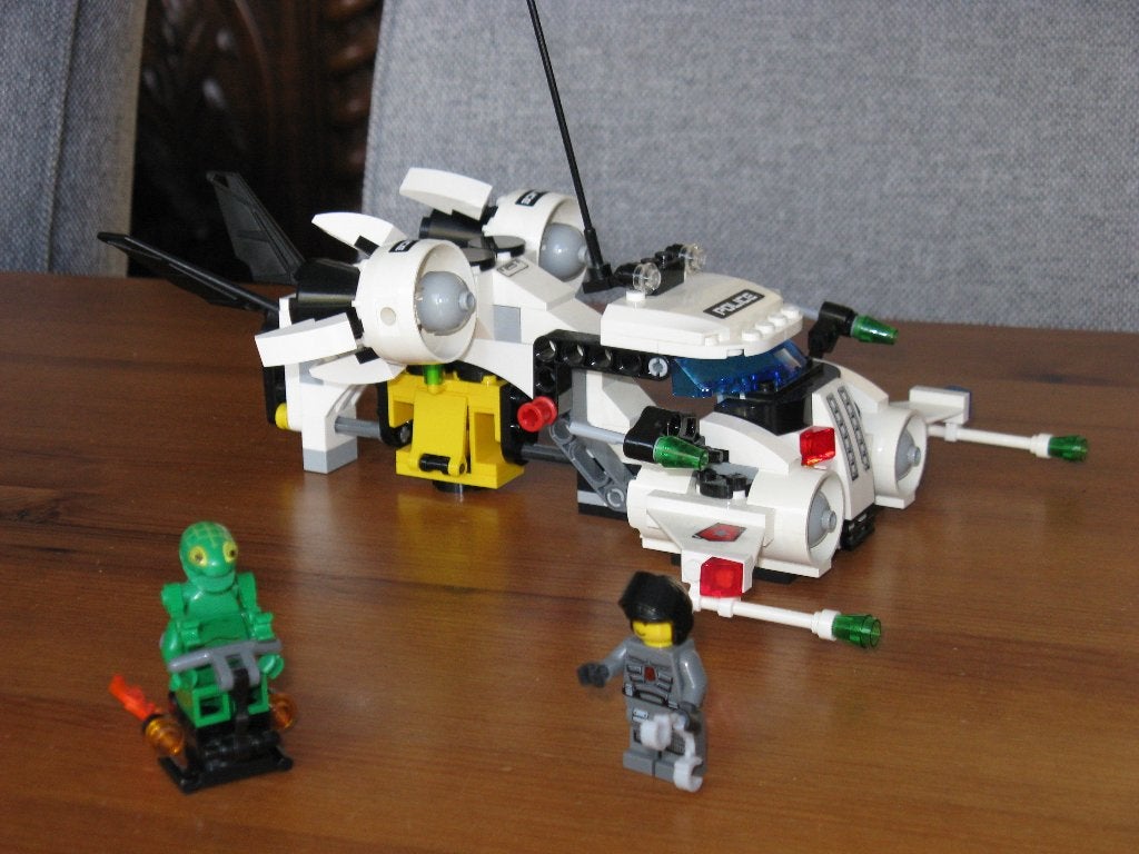 lego 5971 space politie met instructieboek, Ophalen of Verzenden, Zo goed als nieuw, Lego