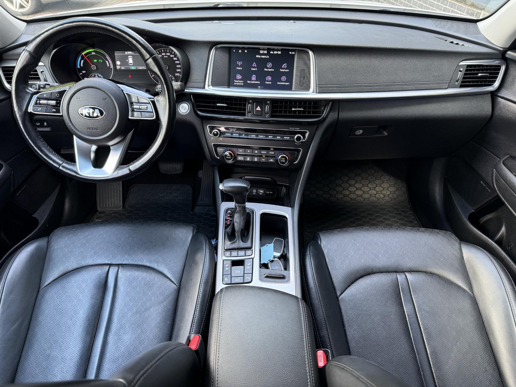 Kia Optima Sportswagon 2.0 GDI PHEV ExecutiveLine / Dealer O, Auto's, Kia, Gebruikt, Euro 6, Wit, Hybride Elektrisch/Benzine