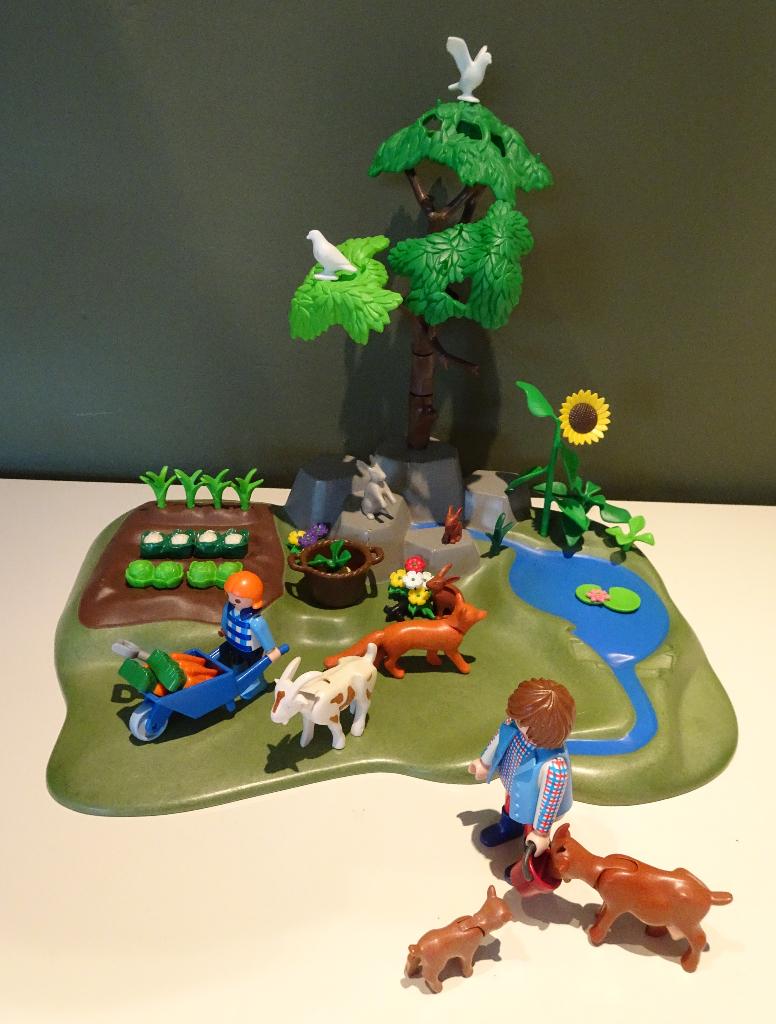 Playmobil - Park – Geitjes – Moestuin, Ophalen of Verzenden, Zo goed als nieuw, Complete set