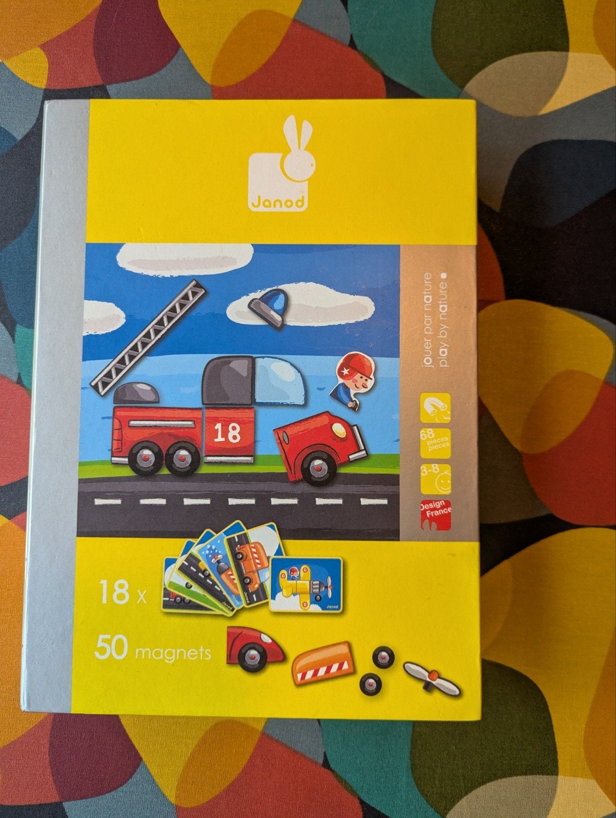 Janod Magnetibook voertuigen, Ophalen of Verzenden, Gebruikt, Bouwen