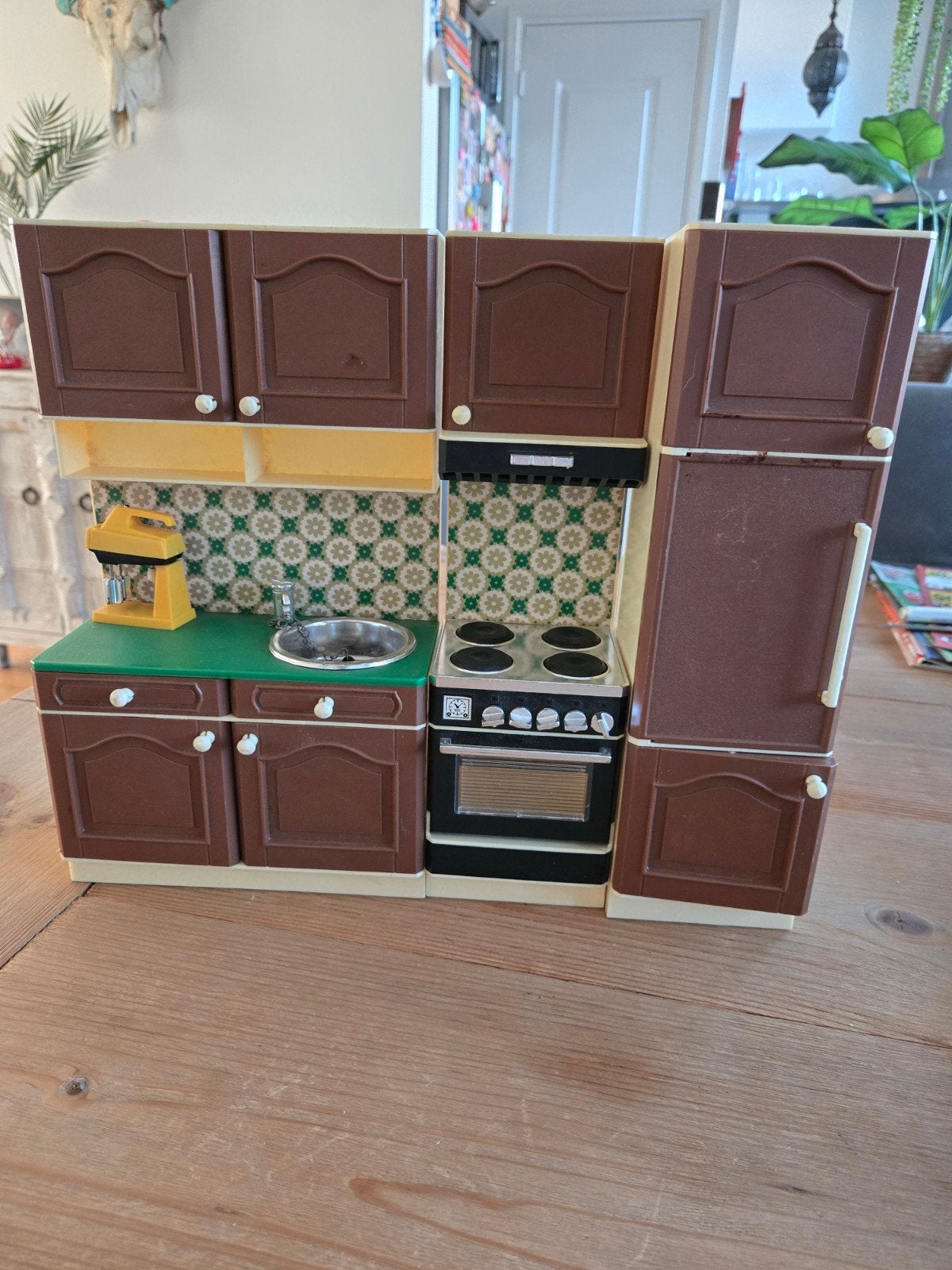 Vintage fleur pop meubels - Keuken, badkamer, eetkamer,., Ophalen of Verzenden, Gebruikt, Toebehoren