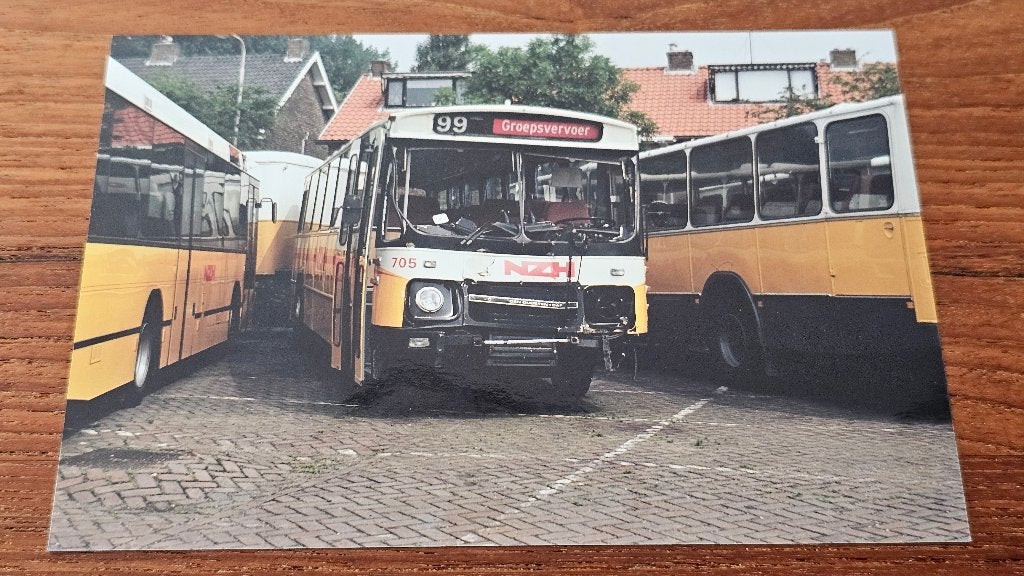 Foto BUS NZH Haarlem 705 6680, Verzenden, Gebruikt, Bus of Metro, Overige typen