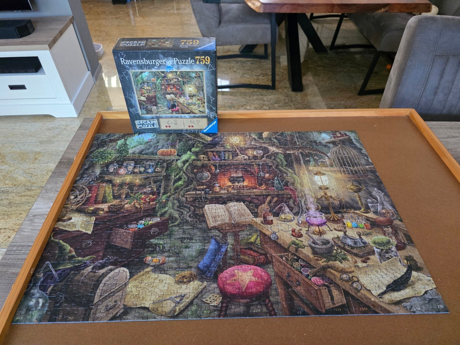 Ravensburger Escape Puzzle 759 stukjes - Zoek de code!, Hobby en Vrije tijd, Denksport en Puzzels, Ophalen of Verzenden, 500 t/m 1500 stukjes