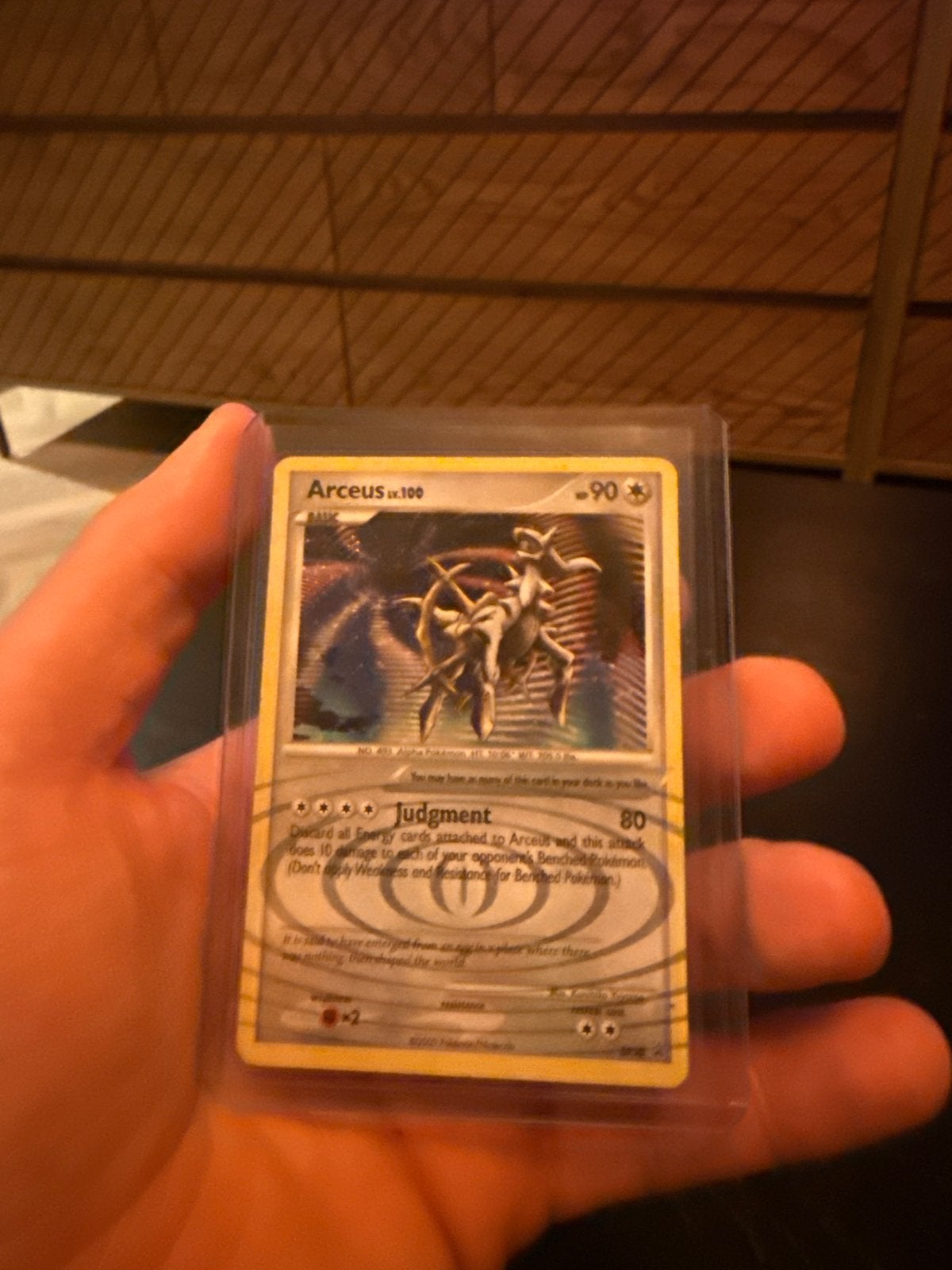 Arceus Lv.100 – DP50 Holo Promo – Pokémon 2009, Ophalen, Zo goed als nieuw