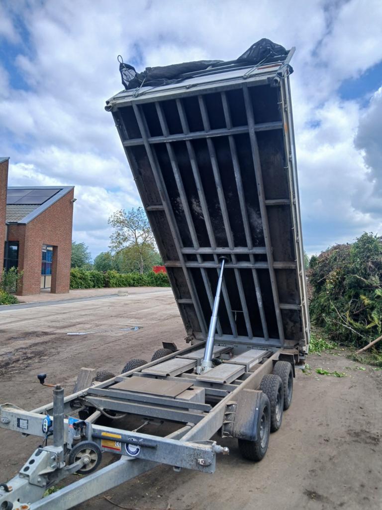 Hapert 3 asser 3 zijde kieper, Auto diversen, Aanhangers en Bagagewagens, Ophalen of Verzenden