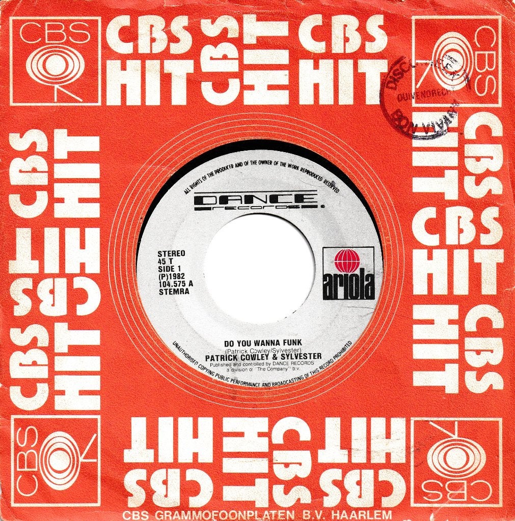 Patrick Cowley & Sylvester - Do you wanna Funk, Cd's en Dvd's, Ophalen of Verzenden, Gebruikt, 7 inch, Pop