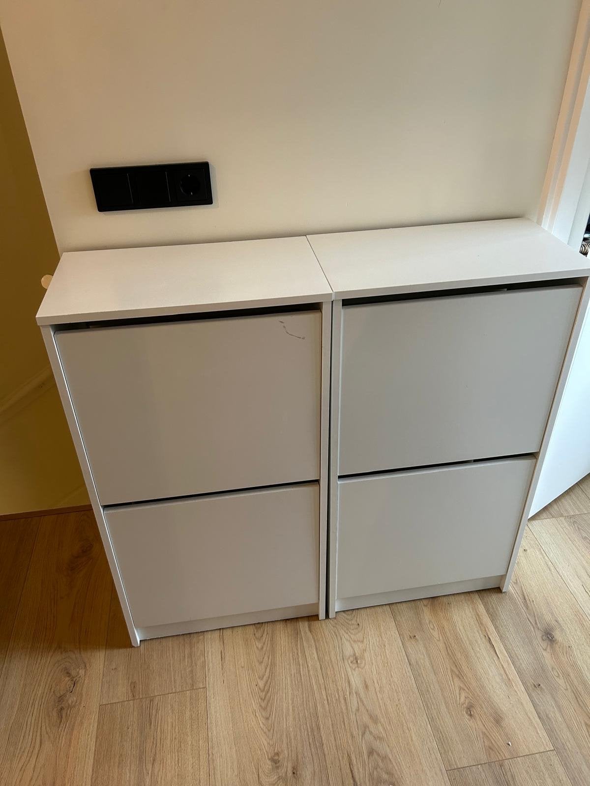 2x IKEA Bissa schoenenkast - per stuk of samen, Ophalen, Gebruikt
