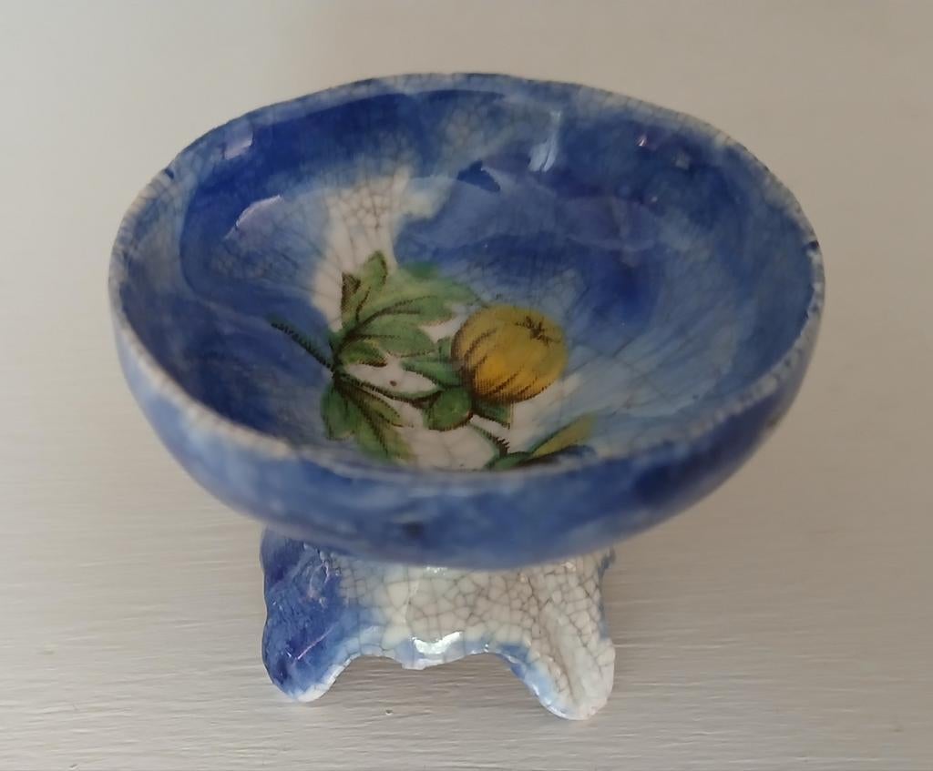 Miniatuur keramische (fruit) schaal 1:12, Ophalen of Verzenden, Zo goed als nieuw, Decoratie