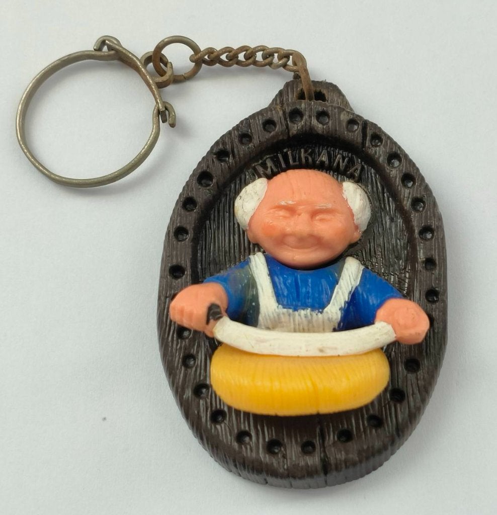 Milkana kaas sleutelhanger (bl), Ophalen of Verzenden, Zo goed als nieuw, Merk