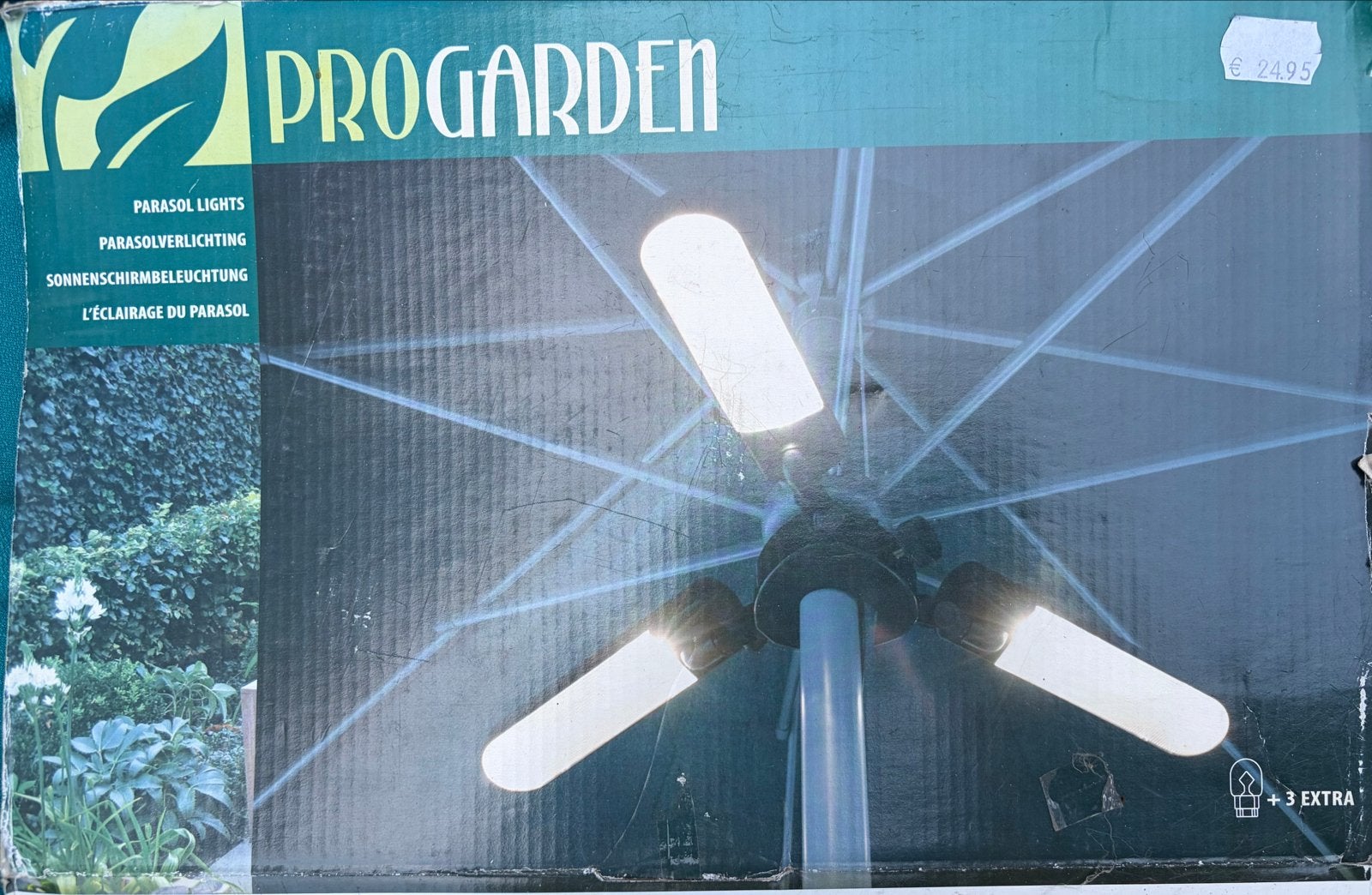 Progarden Parasol Verlichting - Sfeervolle Buitenverlichting, Kunststof, Minder dan 50 watt, Overige typen, Ophalen of Verzenden