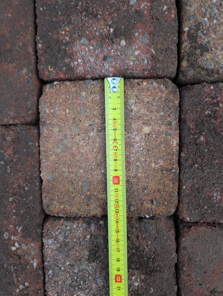 GRATIS Stenen voor oprit of terras, Tuin en Terras, Ophalen, Gebruikt, Beton, Klinkers
