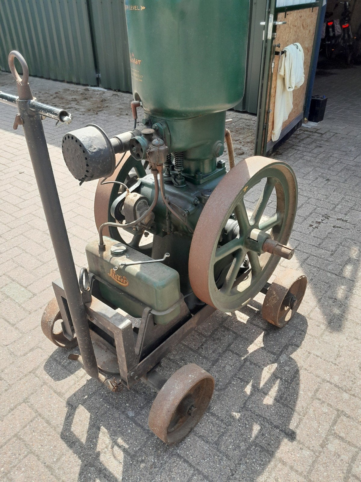 stationaire motor, Ophalen, Bakvorm