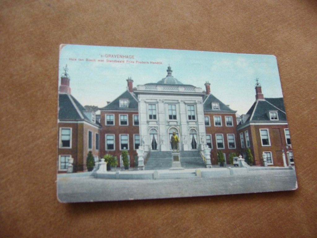 S, GRAVENHAGE  =  HUIS TEN BOSCH MET PRINS FREDERIK HENDRIK, Ophalen of Verzenden, Voor 1920, Gelopen, Zuid-Holland