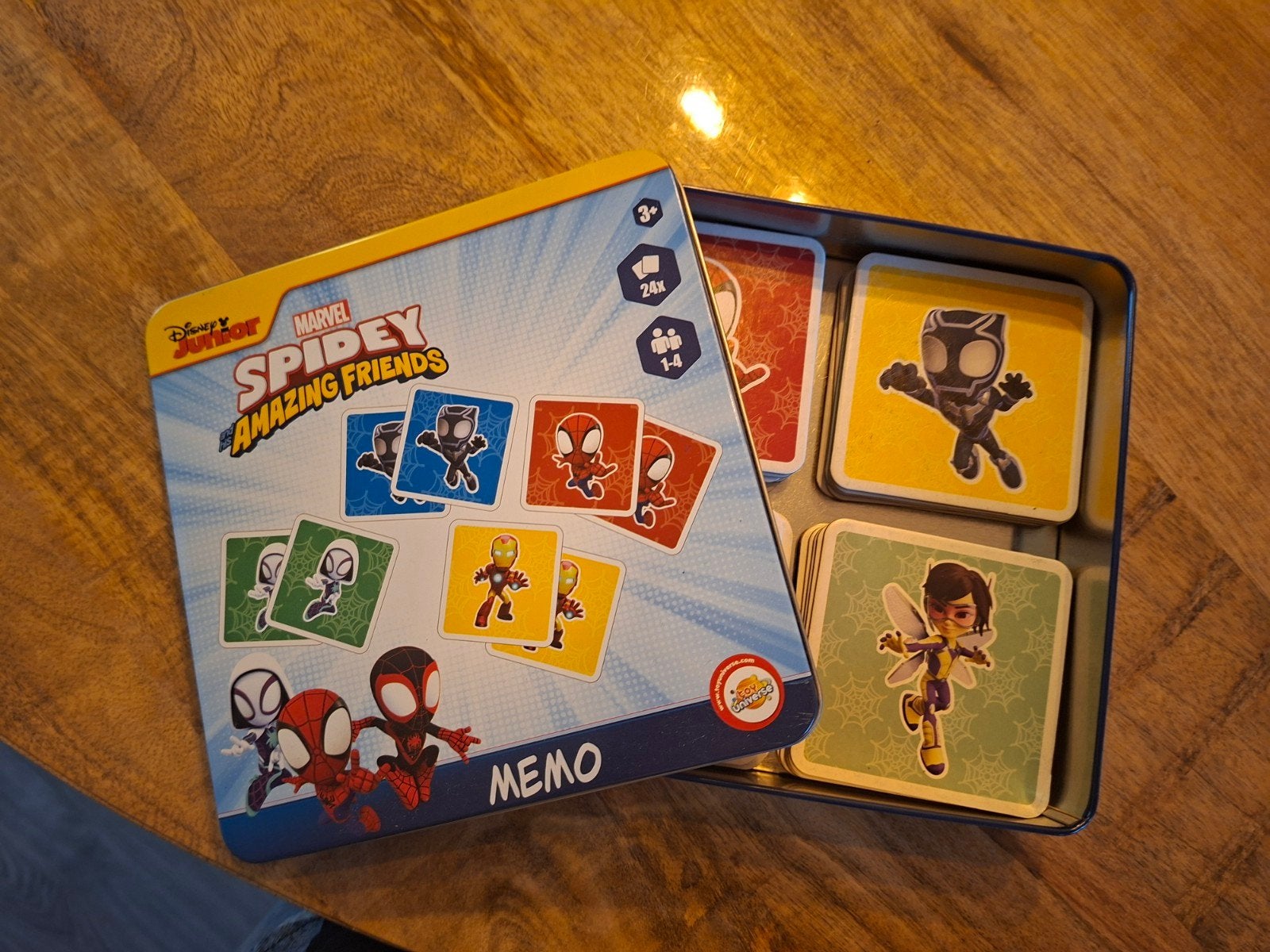 Disney Spidey Memory spel - compleet en in goede staat, Een of twee spelers, Ophalen of Verzenden, Zo goed als nieuw, Disney