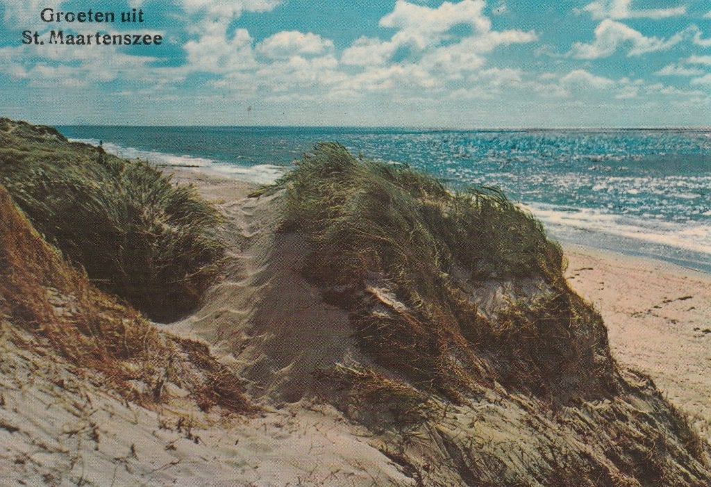 SINT MAARTENSZEE Duin Strand Zee Groeten, Verzenden, 1960 tot 1980, Gelopen, Noord-Holland