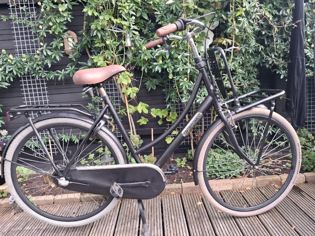 Popal meiden transport fiets 28 inch/57, Terugtraprem, Gebruikt, Popal, Handrem