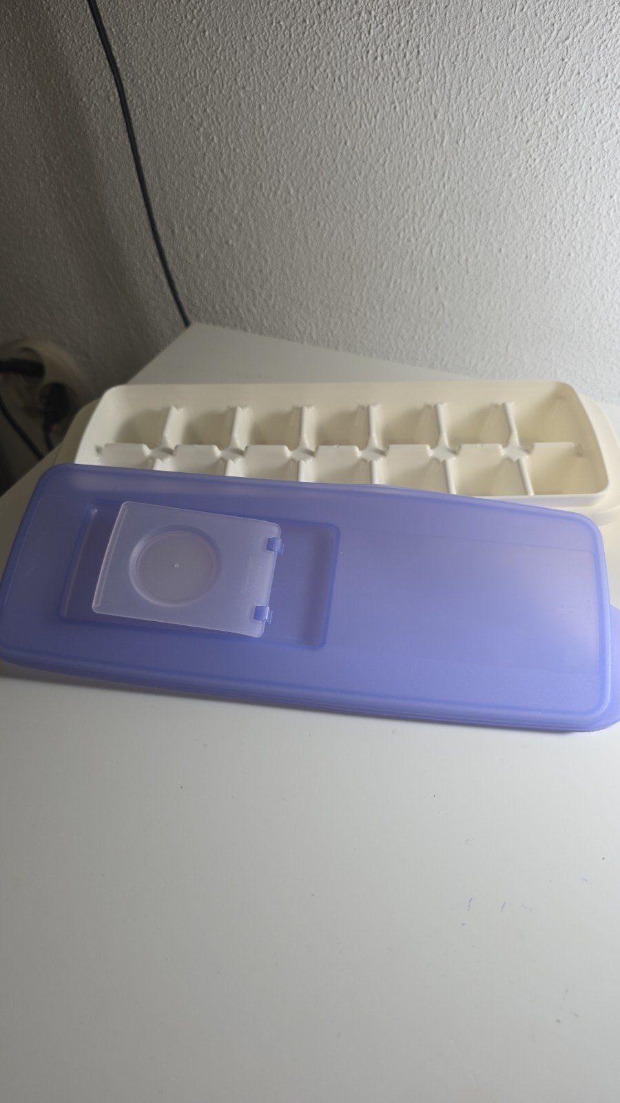 Tupperware IJsblokjesvorm met Deksel, Ophalen, Geschikt voor vriezer, Paars, Overige typen