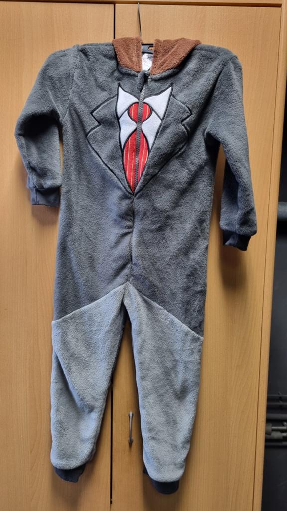 Efteling One-piece met Muts - Maat 116/122, Nacht- of Onderkleding, Gebruikt, Jongen of Meisje, Efteling