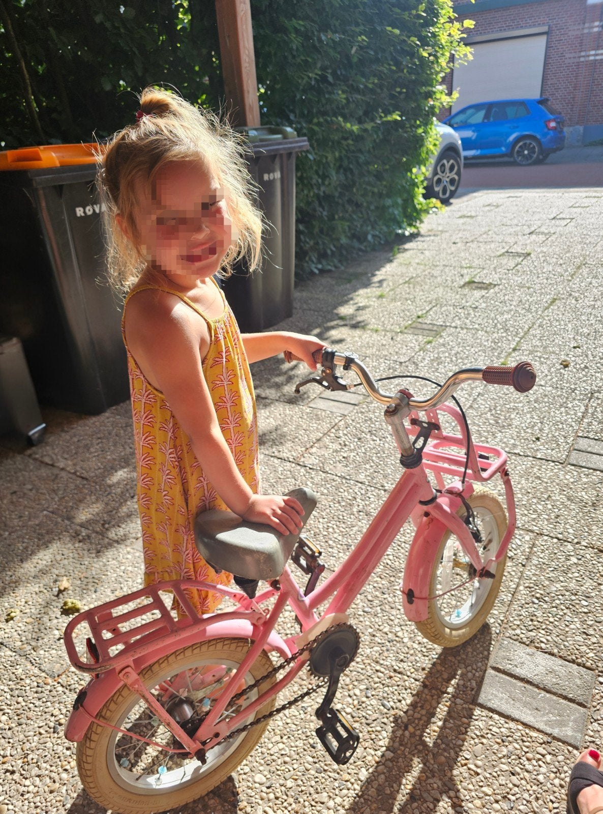 Meisjes fiets. 14 inch. Om bijv mee te oefenen, Ophalen, Gebruikt, 14 inch of minder