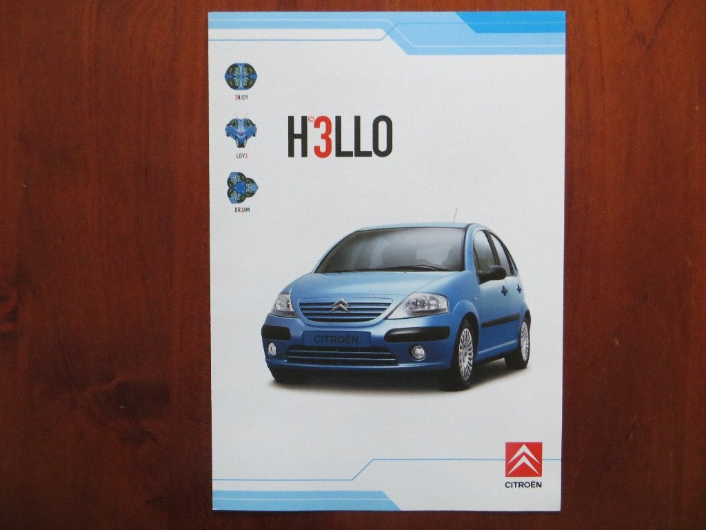 Citroën C3 H3llo / C3 Hello, Ophalen of Verzenden, Nieuw, Citroën