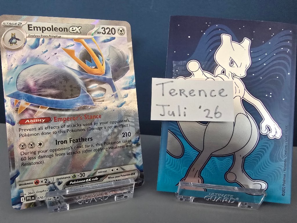 Empoleon ex (PFL 070) Pokémon kaart, Ophalen of Verzenden, Nieuw, Losse kaart, Foil