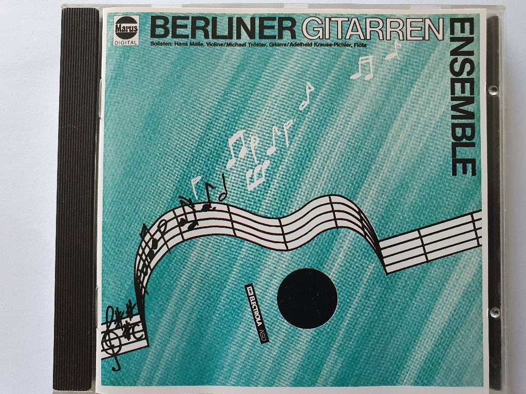 Berliner Gitarren Ensemble - Falla Sarasate Albéniz Weiss, Kamermuziek, Ophalen of Verzenden, Zo goed als nieuw, Romantiek