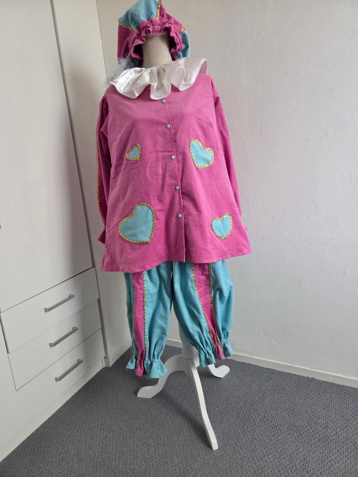 SUPERMOOI pietenpak,"HARTJES"+/- mt 42/44, Ophalen of Verzenden, Nieuw