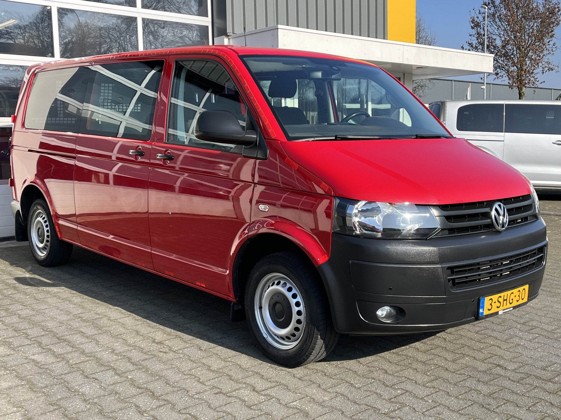Volkswagen Transporter Kombi 2.0 TDI DSG Automaat 140 pk L2H, Euro 5, Stof, Gebruikt, Zwart