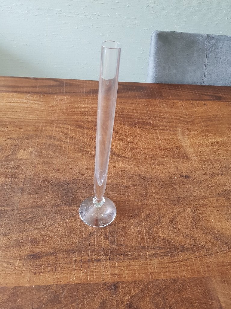 Prachtige hoge, slanke Baccarat kristal vaas 'Vega' 1990., Ophalen of Verzenden