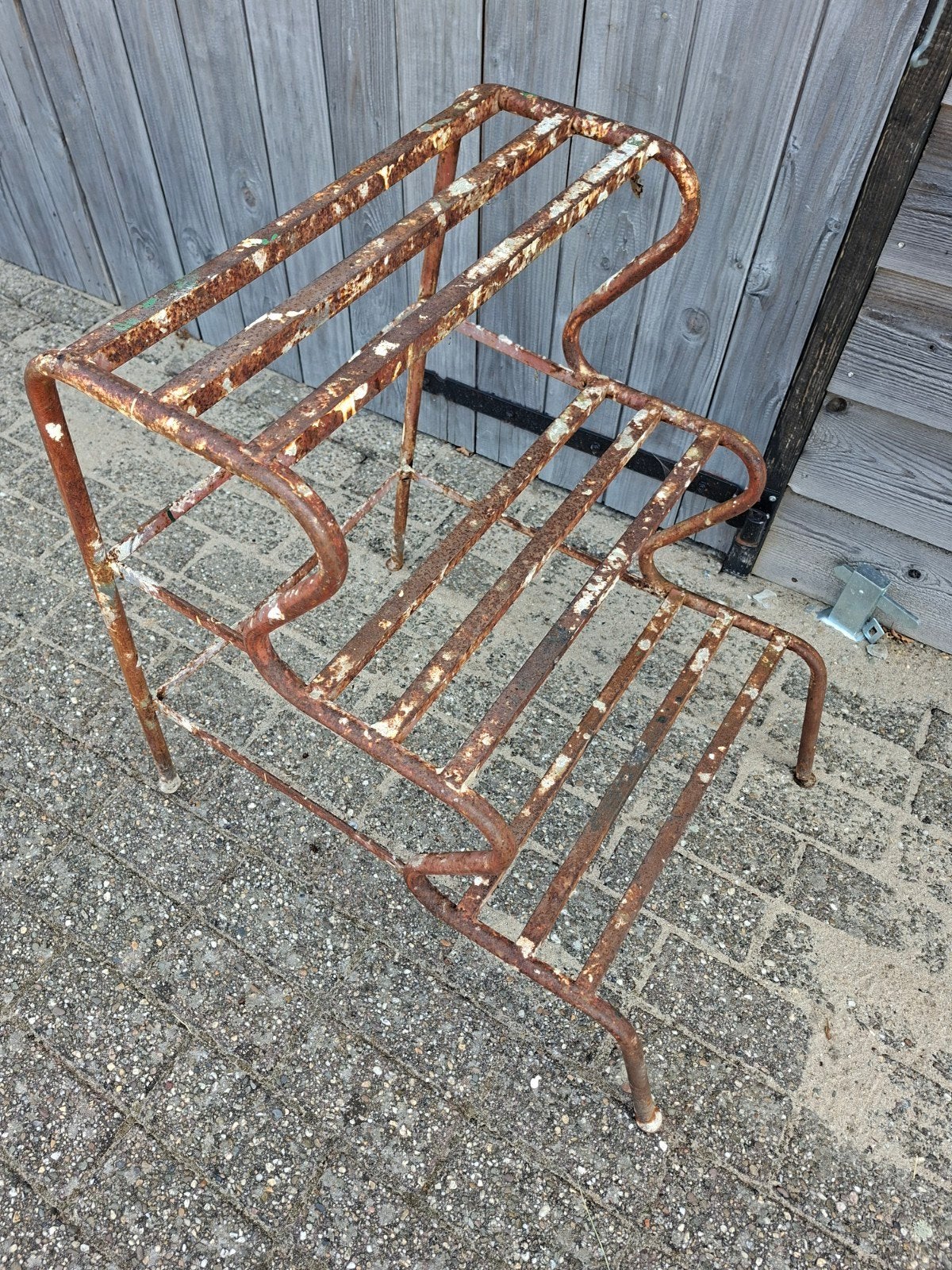 Stukadoors trapje met 3 treden, Ophalen, Gebruikt, Trap, Minder dan 2 meter