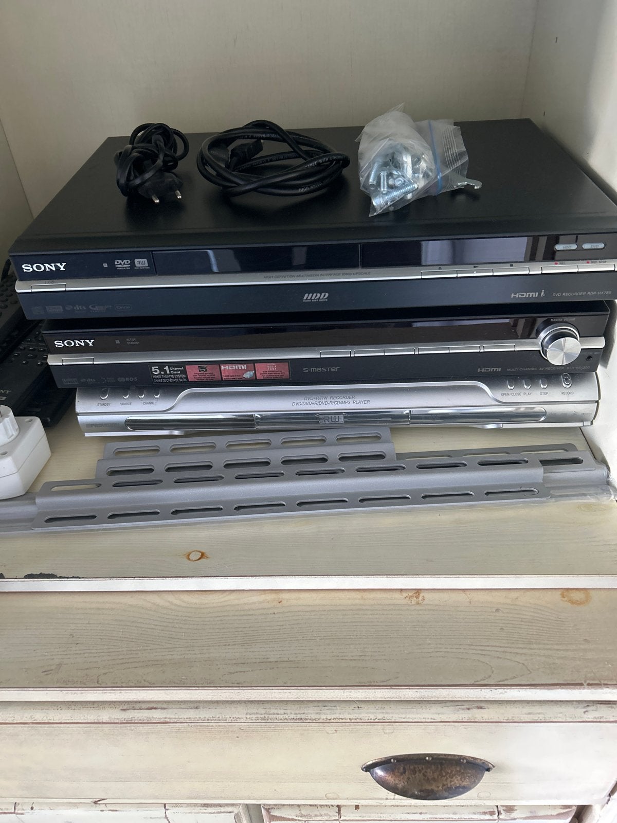 Sony DVD-spelers en recorders met afstandsbedieningen, Audio, Tv en Foto, Dvd-speler, Gebruikt, Met harddisk, Ophalen of Verzenden