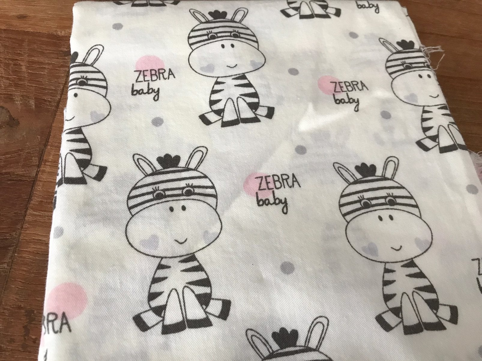 Katoen zebra, Overige kleuren, Ophalen of Verzenden, Zo goed als nieuw, 30 tot 120 cm