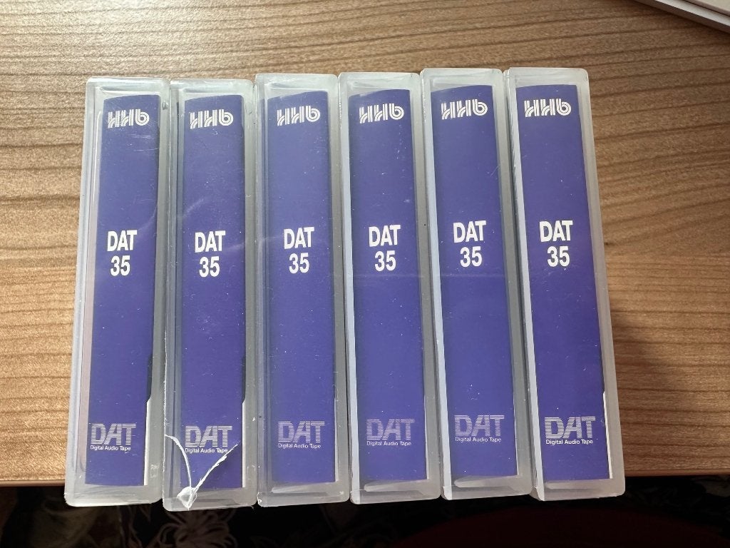 6 HHB DAT35 Digital Audio Tapes, 2 t/m 25 bandjes, Overige genres, Ophalen of Verzenden, Nieuw in verpakking