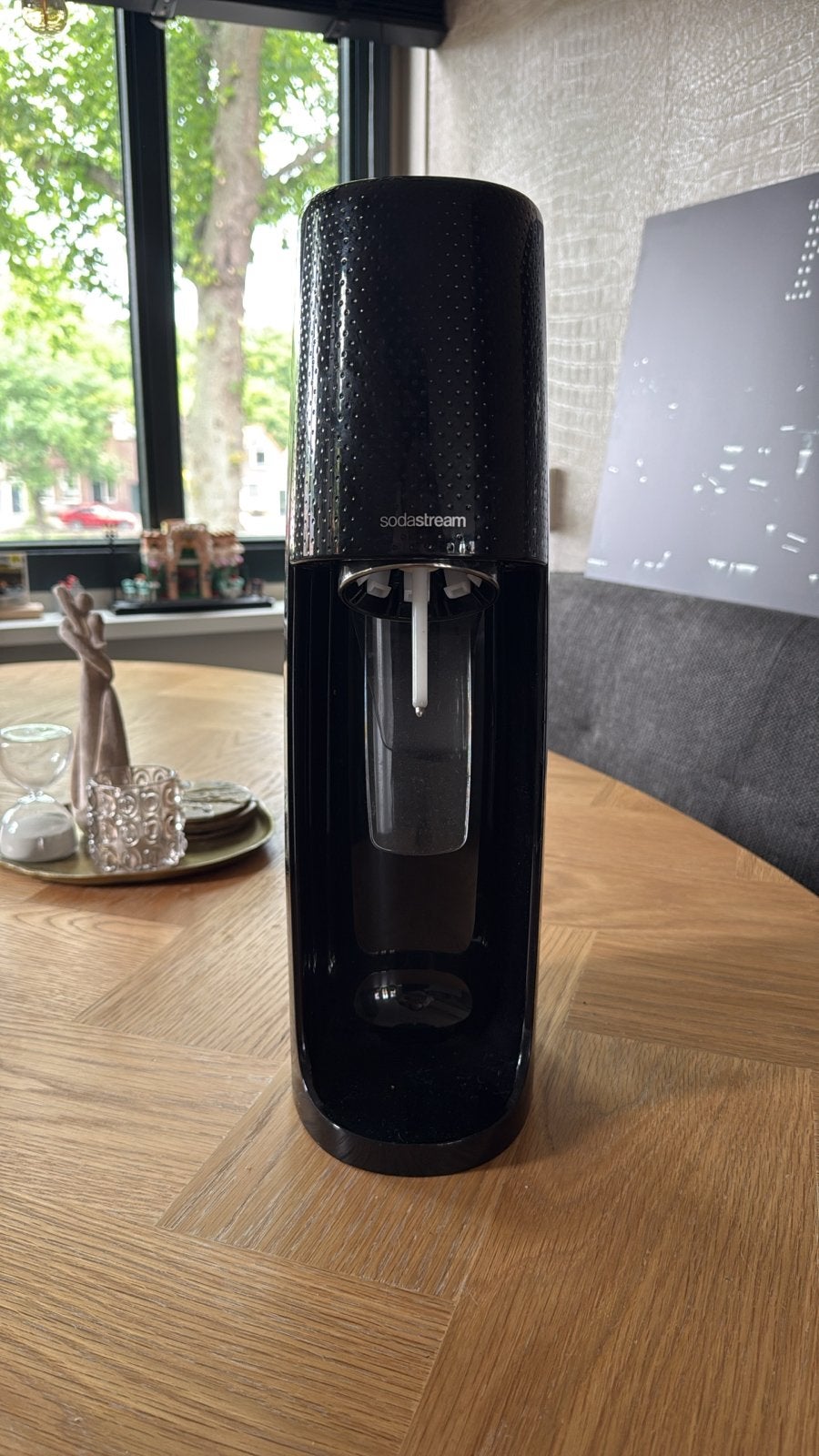 Sodastream met nieuwe 60L gasfles, Witgoed en Apparatuur, Ophalen of Verzenden, Zo goed als nieuw
