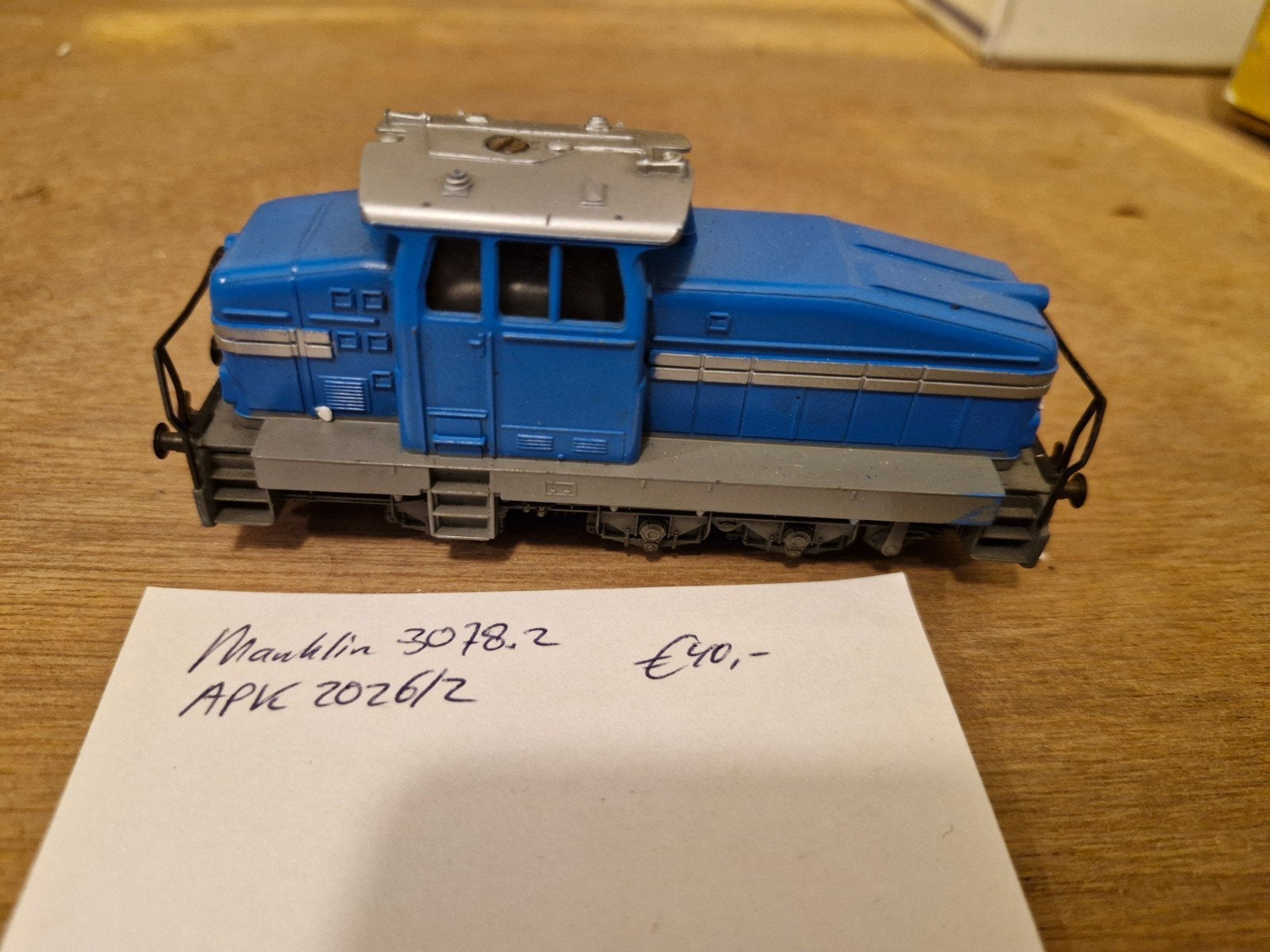 Märklin 3078.2 APk 2026/2 Locomotief - Blauw, Wisselstroom, Gebruikt, Locomotief, Ophalen of Verzenden