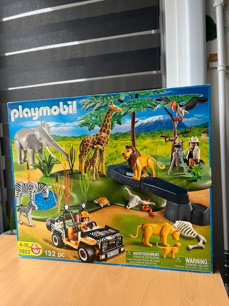 Playmobil 5922 Wilde Dieren Safari ONGEOPEND, Kinderen en Baby's, Speelgoed | Playmobil, Ophalen of Verzenden, Nieuw, Complete set