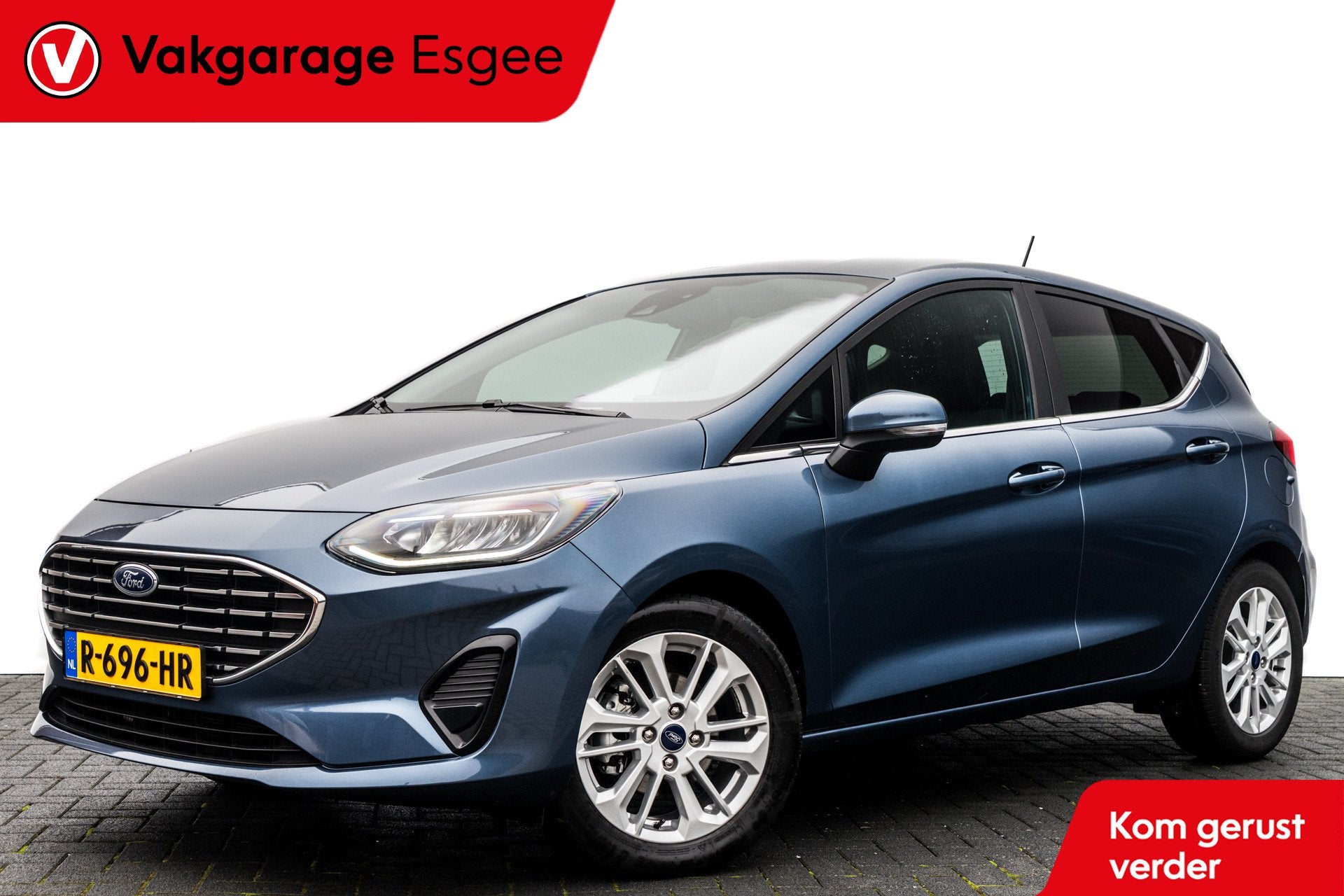 Ford Fiesta 1.0 125 pk EcoBoost Hybrid ST-Line X Automaat |, Auto's, Met garantie (alle), Blauw, Origineel Nederlands, Bedrijf
