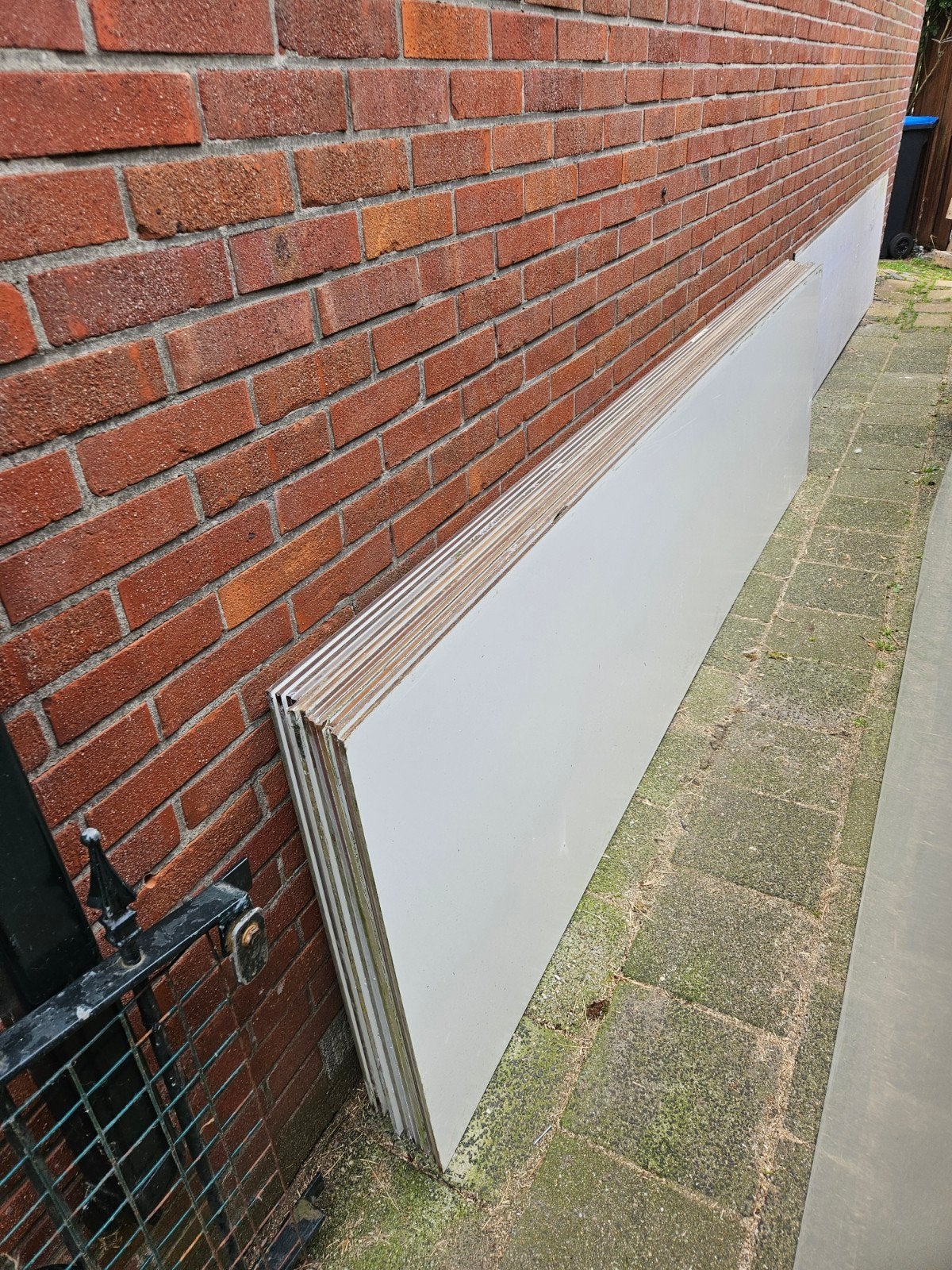Trespa platen 8mm, wit 300x80cm, Doe-het-zelf en Verbouw, Platen en Panelen, Ophalen, Zo goed als nieuw