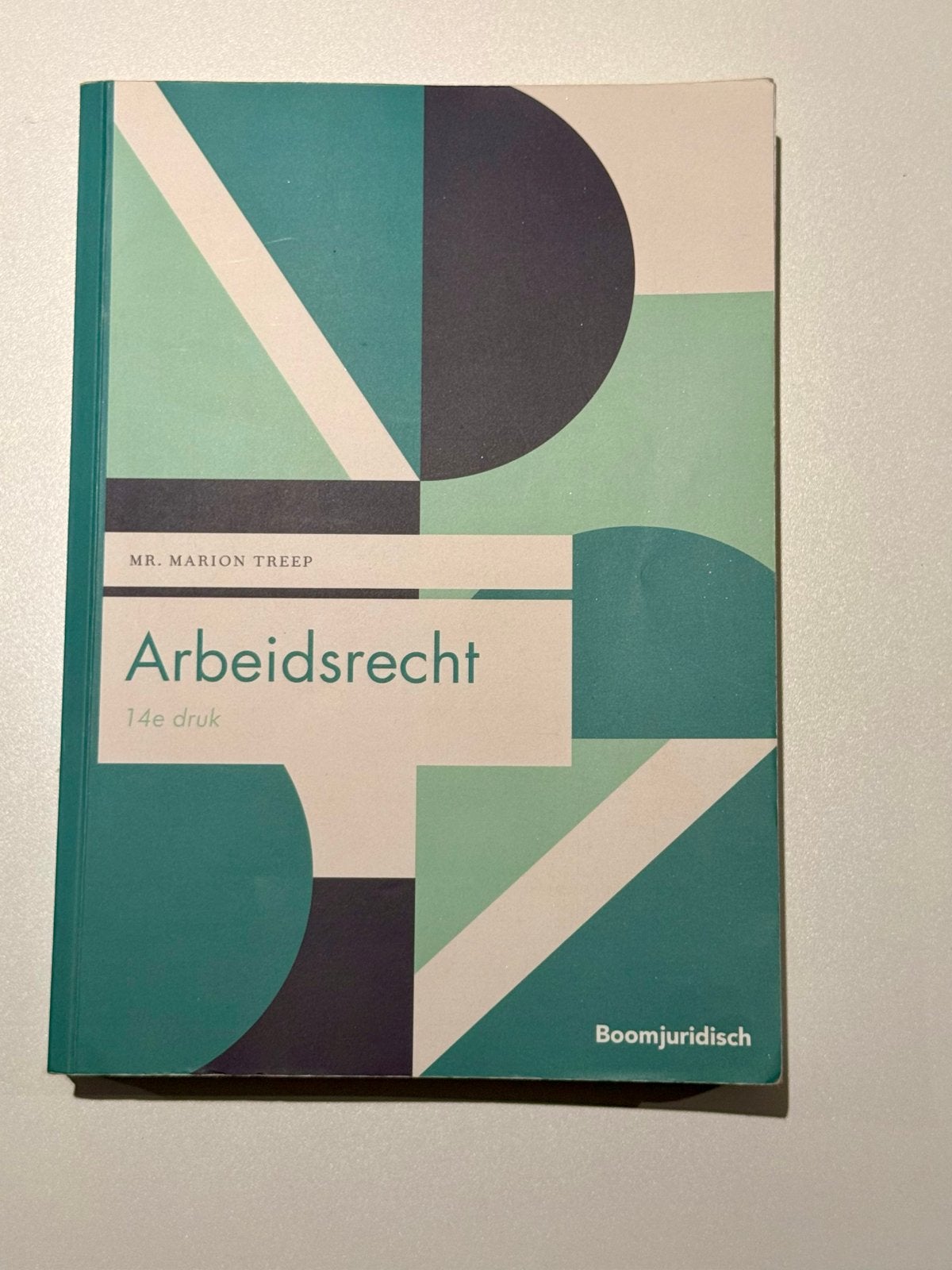 Arbeidsrecht 14e druk - Mr. Marion Treep (Boomjuridisch), Boeken, Verzenden, Gamma, Zo goed als nieuw, HBO