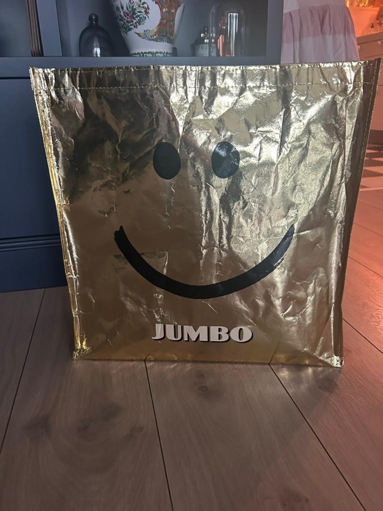 Gouden big shopper, Ophalen of Verzenden, Zo goed als nieuw