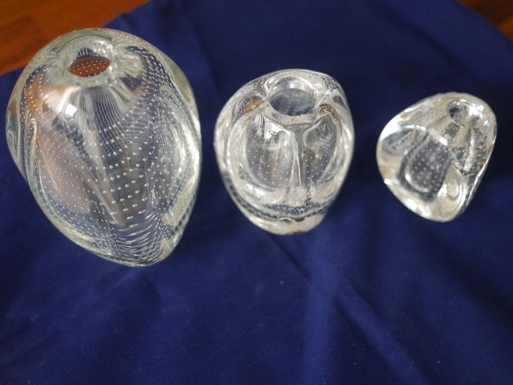 meydam floris 1950, spijkerglas beukennootjes serie, Antiek en Kunst, Antiek | Glas en Kristal, Ophalen of Verzenden