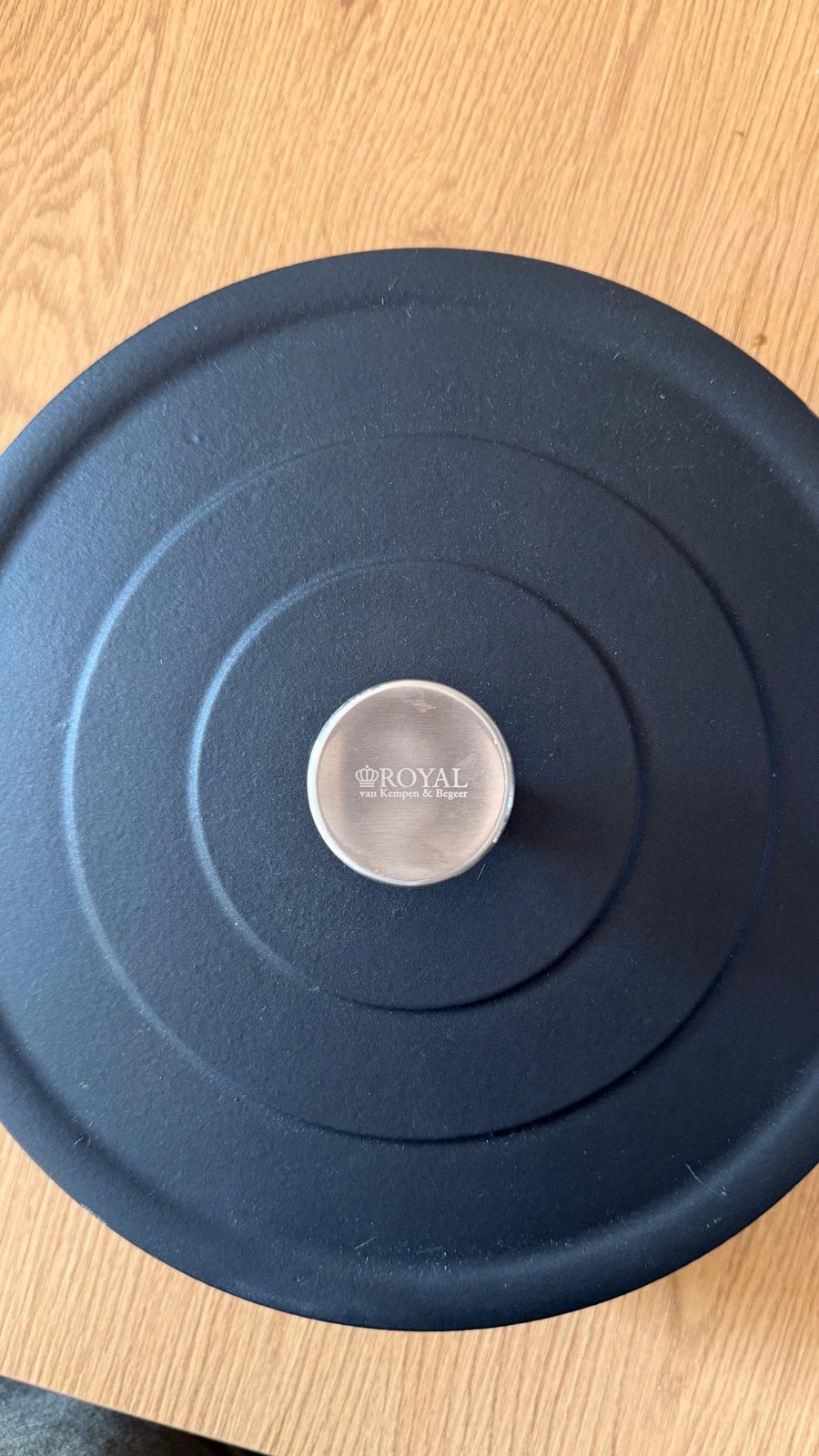 Royal van Kempen & Begeer Gietijzeren Braadpan, Gebruikt, Met deksel, Ophalen of Verzenden, Overige merken